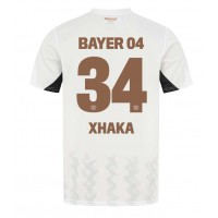 Camiseta Bayer Leverkusen Granit Xhaka #34 Segunda Equipación Replica 2024-25 mangas cortas